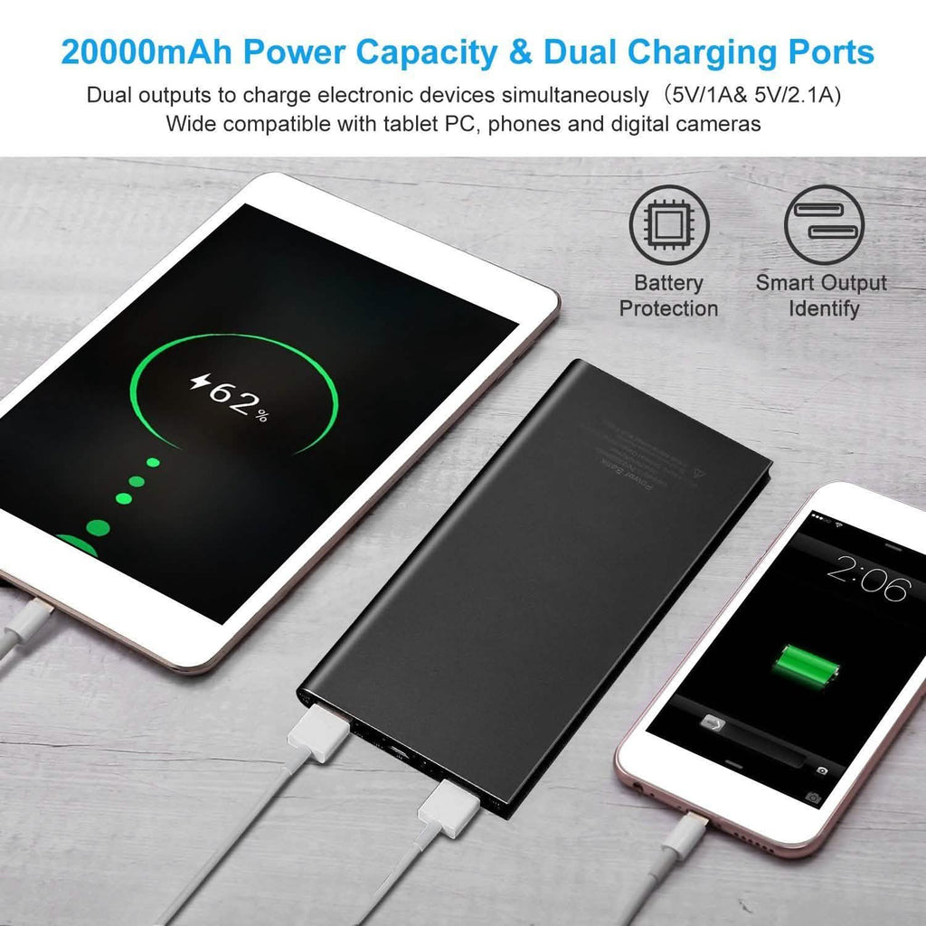Ultra-Thin 20000mAh Power Bank