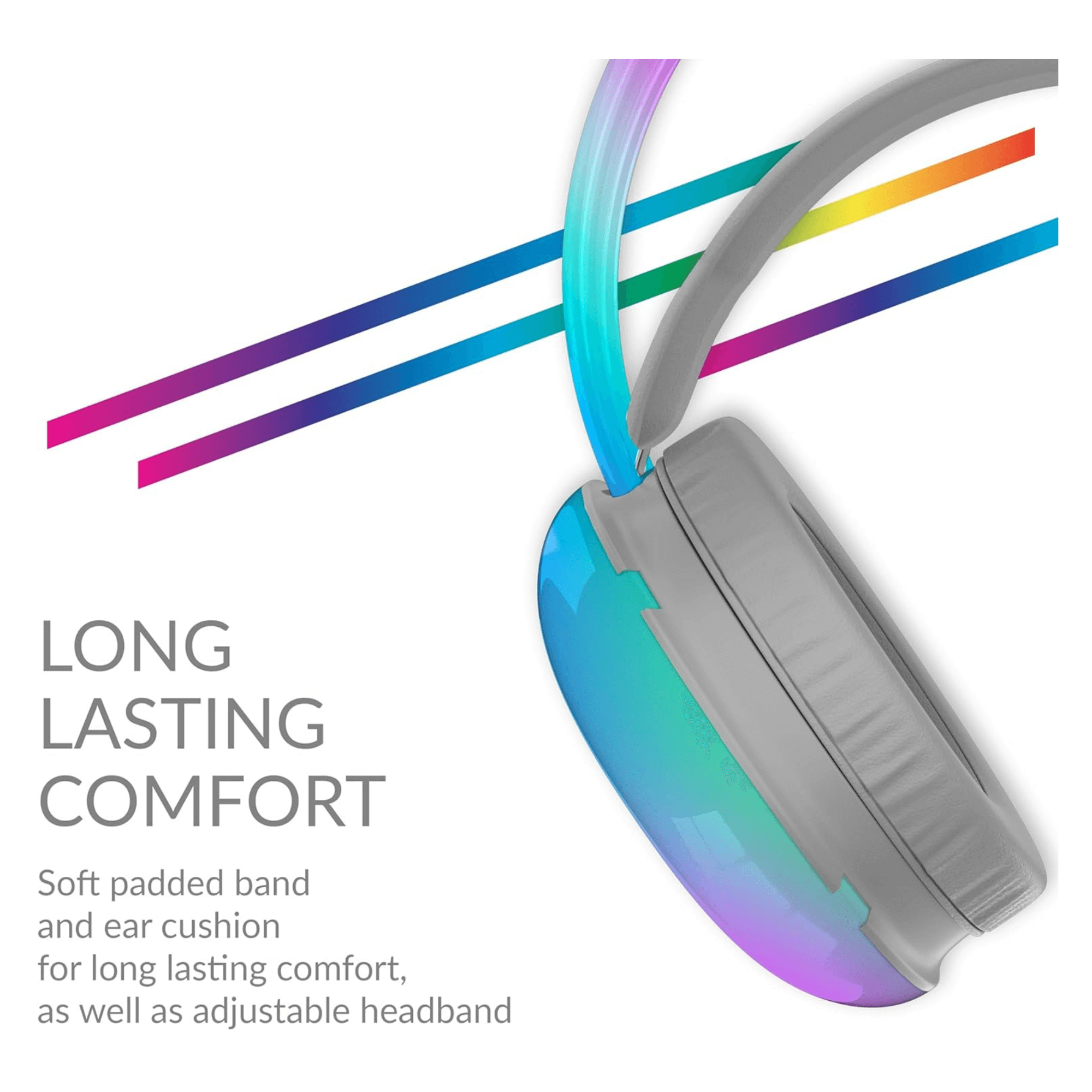 Wired Gaming Headset with RGB Lights &amp; Surround Sound