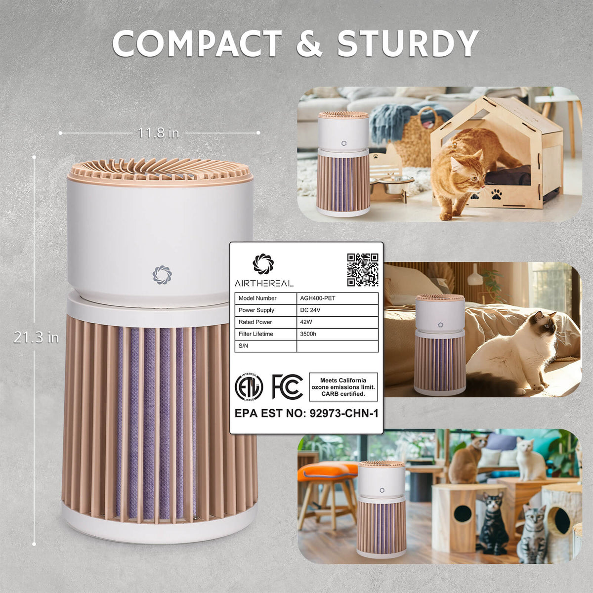 Airthereal Glory Days AGH400 Pet Air Purifier – product image 12