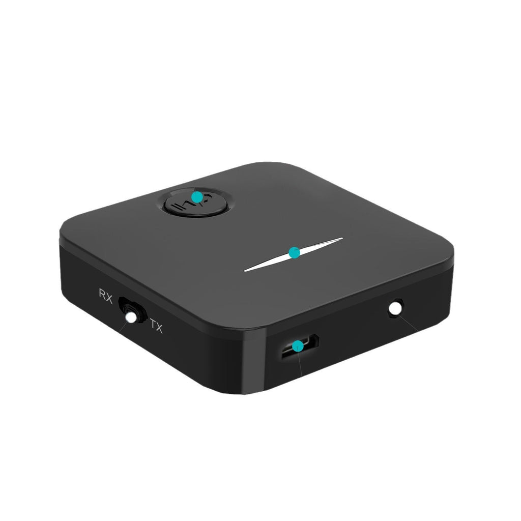 2-in-1 Bluetooth Audio Transmitter &amp; Receiver with Mic