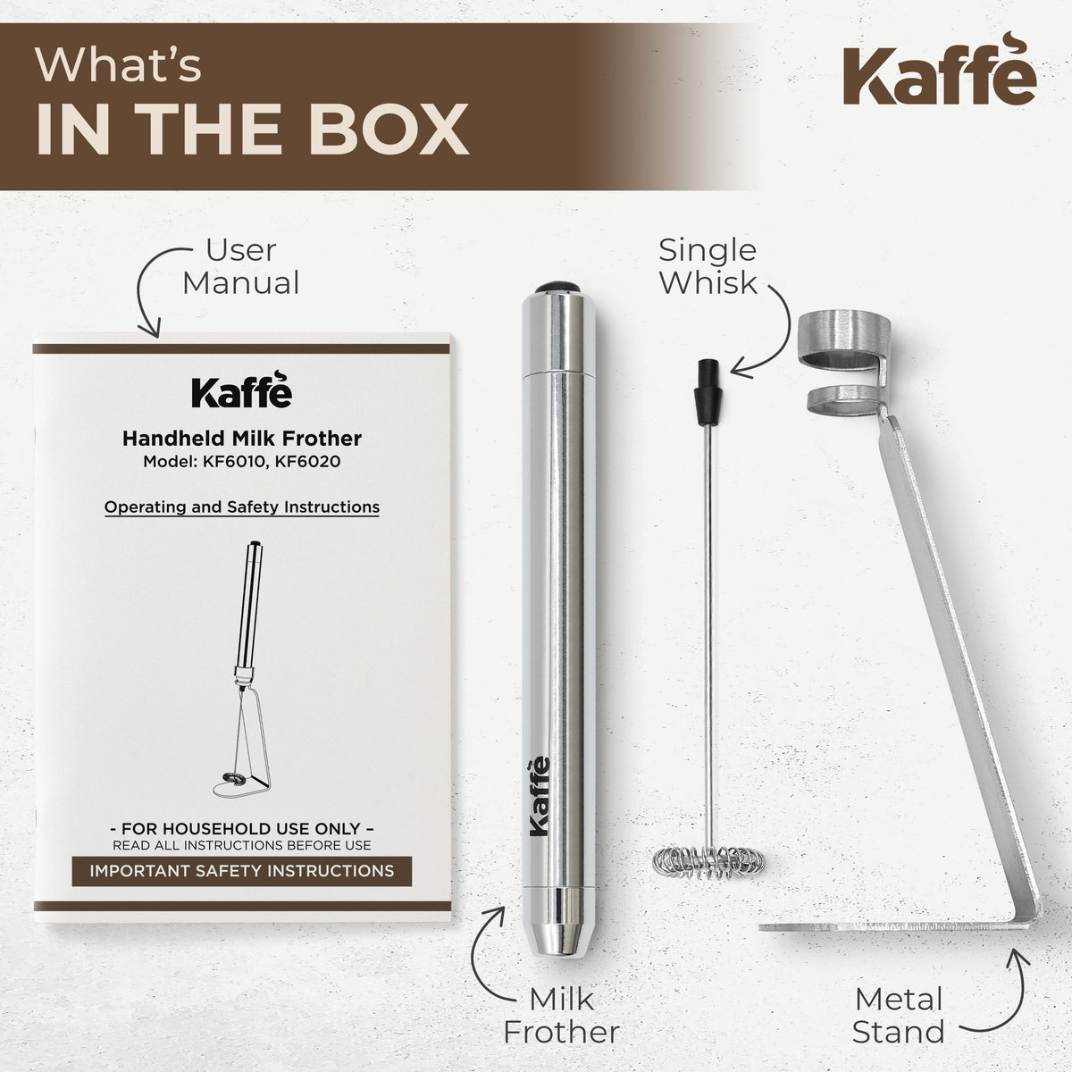 Kaffe KF6020 Handheld Milk Frother – product image 7