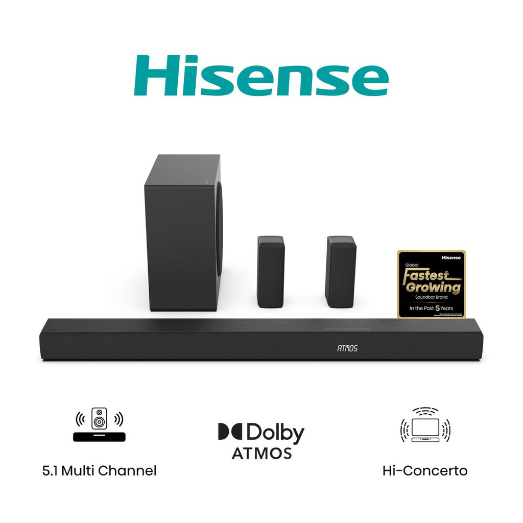 Barra de sonido Hisense AX5100Q 5.1 – 580W