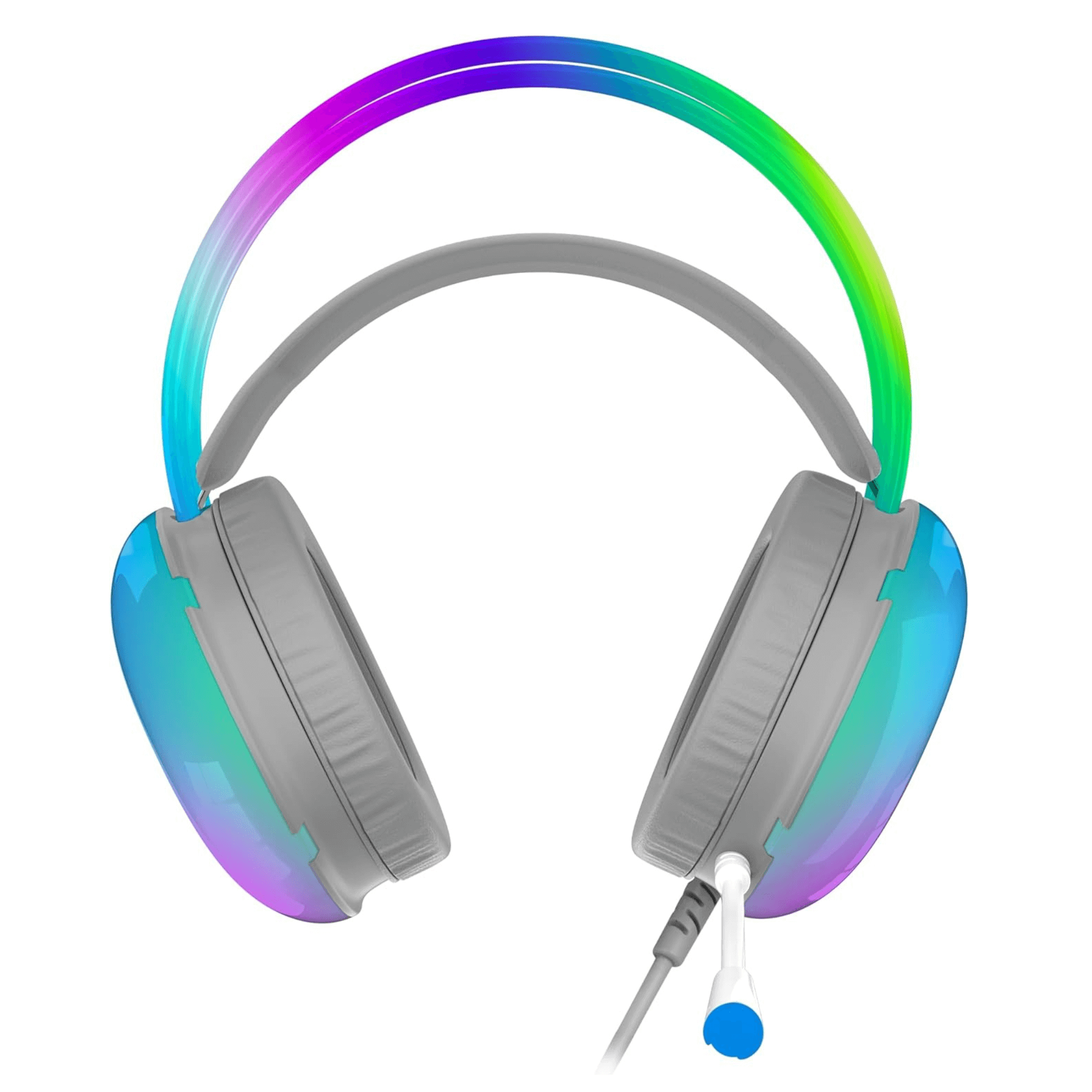Wired Gaming Headset with RGB Lights &amp; Surround Sound