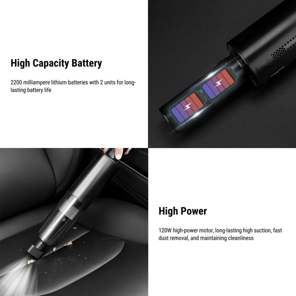 120W Cordless Handheld Car Vacuum & Blower – product image 4